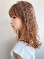 トゥーナ 表参道(tona) ミディアムレイヤー、外ハネボブ、グレージュ、脱白髪染め☆