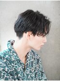 フリックパーマ/ツーブロックショート/韓国風マッシュ