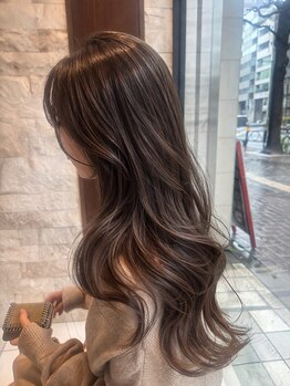 グランツヘアデザイン 四谷(GRANZ hair design)の写真/王道可愛い“透明感”カラー/オイルグロス効果で艶感&ダメージレス“イノアカラー”♪