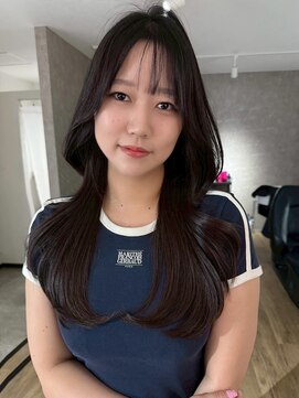 エトワ 中央店(etoi) 大分韓国かき上げレイヤーカット大人レイヤー顔まわりレイヤー