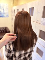 バニラ 重信店(VENIRE)&nbsp;ツヤ感たっぷり　ナチュラルブラウンカラー