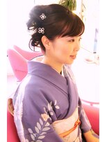 ラチャウ(La.Ciau) カールアップ 訪問着着付け7350円