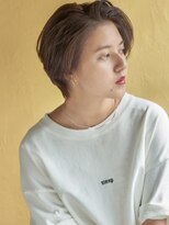 ミンクス 青山店(MINX)&nbsp;ブルージュカラーで、ハンサムガール　#モード#ミニマムボブ