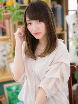 カバーヘア ブリス 戸田公園西口店(COVER HAIR bliss) *bliss戸田公園*グラデカラ-＆斜めバング☆外国人風ワンカ-ルa