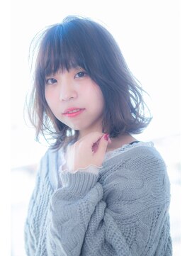 アームスヘアー(ARMS HAIR) アッシュグレー×ラフボブディ