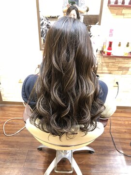 ヘアーピース(Hair Peace) フルウェーブハイライト