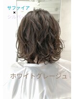 ファイブボックスヘアー 広島(five vox hair)&nbsp;シルバー×サファリ