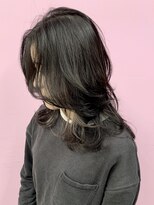 ディーカヘアーセンダイ(Di KA HAIR sendai)&nbsp;レイヤーカット/インナーカラー/ウルフ/暗髪/イヤリングカラー