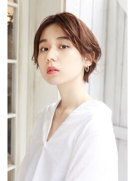 ネイヴィル オモテサンドウ(navile omotesando) 【yuka】雰囲気アップセンターパートショート 20代30代40代