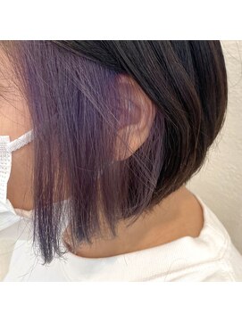 リアン 熊谷本店(Rien) インナーカラー×ムラサキ