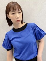 ケーツー エム 京都ラクエ(k-two emu)&nbsp;ピンクベージュ_おさまりボブ_お洒落ワイドバング__四条烏丸御池