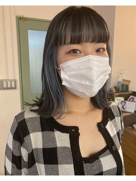 コレット ヘアー 大通(Colette hair) ★クリアブルー×ダークアッシュ★