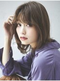  ボブ/カーキグレージュ/大人かわいい[恵比寿/恵比寿駅]