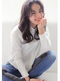 フェミニティ ナチュラルアッシュ 大人かわいい ロングレイヤー