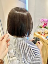 あごライン　ボブ