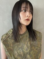 パーク(PARK)&nbsp;【PARK】ロングレイヤー×透け感ブラック