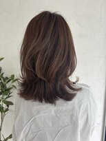 トレヘアー(tRe hair) 韓国風くびれヘア　ミディアムヘア　フェミニン