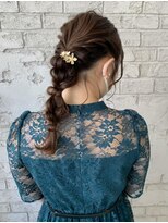 プライズ 池袋店(prize) ヘアセット 編みおろしアレンジ 池袋 6023