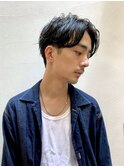 流れるセンターパート