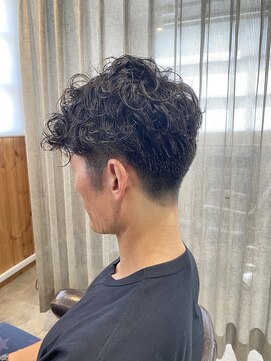 ブロッサム 東中野店 コンマヘアツーブロックマッシュカルマパーマノーセットマッシュ