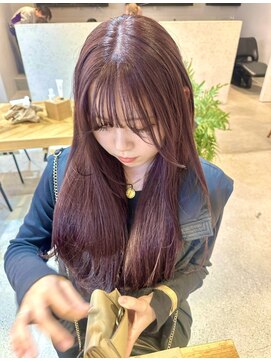 ディッセンバー 神宮前(December) 紫カラー/ぶどうカラー/パープルカラー/ブリーチカラー/渋谷