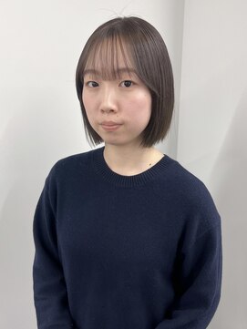 シュク 高円寺(SYUK) kanna【 高円寺 中野 】ボブ/顔まわりカット/グレージュ