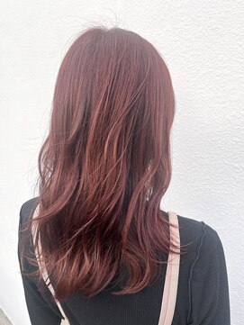 ルセ イノベーション 白岡本店(Ruse innovation) 【４月】アプリコットピンク×セミロング