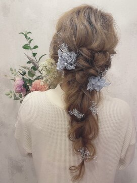 ヘアアレンジメント ボガスティーズ 溝の口店(Hair arrangement Vogusty's) ゆるふわ編み下ろし☆