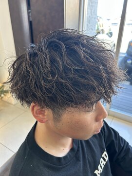 フォルテ 草薙店 ツイストスパイラルパーマ　メンズマッシュ　ツイストパーマ