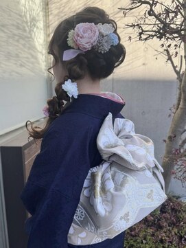 エム インターナショナル 春日部本店(EMU international) 着物に合うたまねぎヘアアレンジ