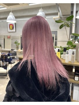 テトヘアー(teto hair) ピンクカラー ラベンダーカラー ハイトーンカラー