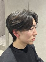 テクト バイアッシュ 吉祥寺店(Tect by Ash)&nbsp;センターパート毛流れダウンパーマ韓国スタイル