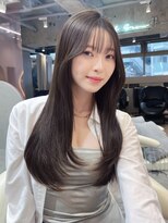 グロー 大宮(GLROW)&nbsp;□ 韓国大宮顔周りレイヤーカットハッシュカット透明感カラー