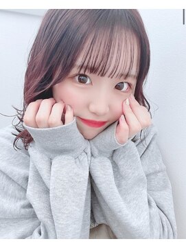 リルミー ミュエナ 大須 矢場町(Lilme myuena) 可愛い顔周り♪ シースルーぱっつん前髪 *Lilme*