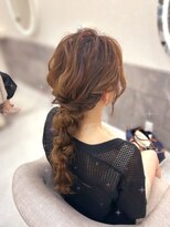 ヘア サロン クラン ソア 心斎橋店(hair salon clan soar)&nbsp;編みおろし【クランソア】ヘアメ/ヘアセット/心斎橋