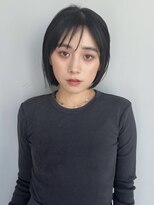 トリッカ 銀座(tricca)&nbsp;ボブ/艶髪/ブルーブラック/簡単スタイリング/内巻き