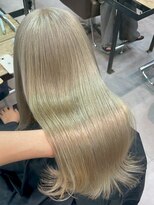 ベレーザ 渋谷(BELEZA) 16052ブリーチ&ダブルカラーオリーブグレーナチュラルブラウン