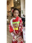 七五三　着付・ヘアセット