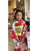 コアフール美感の季 七五三　着付・ヘアセット