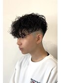 大人黒髪ラフスペインカール