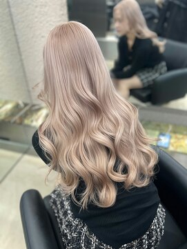 ペレ 栄 アネックス(PELE栄ANNEX) クラゲヘアー/小顔に見せるヘア/ココアベージュ/栄