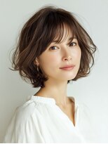 ビフィーノ リルネ(Bifino Rilune)&nbsp;クラゲヘアー/小顔/ココアベージュ/オリーブグレー/川西