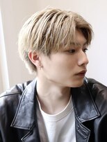 ルーシー 渋谷(LUCEY)&nbsp;センターパートフェザーパーマシャドウパーマメンズパーマ