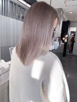 キング 心斎橋店(K!ng) ハイライトカラーミルクティーベージュレイヤーカットオルチャン