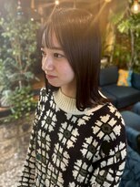リコ 池袋東口店(Liko) 透明感カラー 黒髪 髪質改善ストレート 縮毛矯正 前髪カット