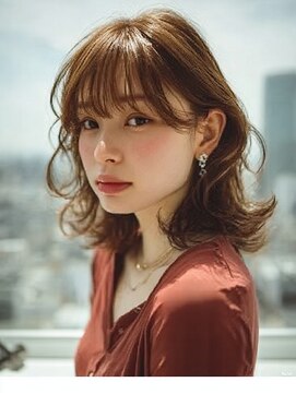 ダル 渋谷/表参道(DAL.) レイヤーカット髪質改善カラー透明感カラー顔まわりカット