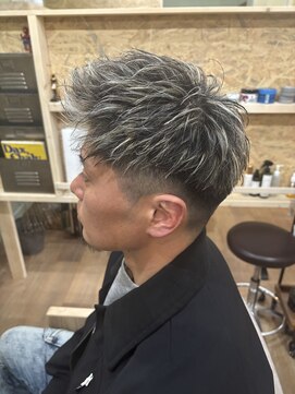 ペリドット(PERIDOT) アップバング×ホワイトメッシュ