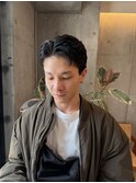 ニュアンスパーマ／メンズショート／メンズパーマ／溝の口