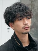  ツイストスパイラルパーマツイストパーマメンズパーマ刈り上げ
