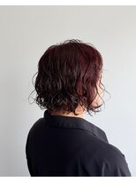 エトワールプラス ボブパーマワインレッドニュアンスパーマ